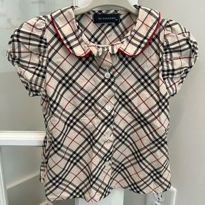 18m Toddler Girl Burberry button up shirt